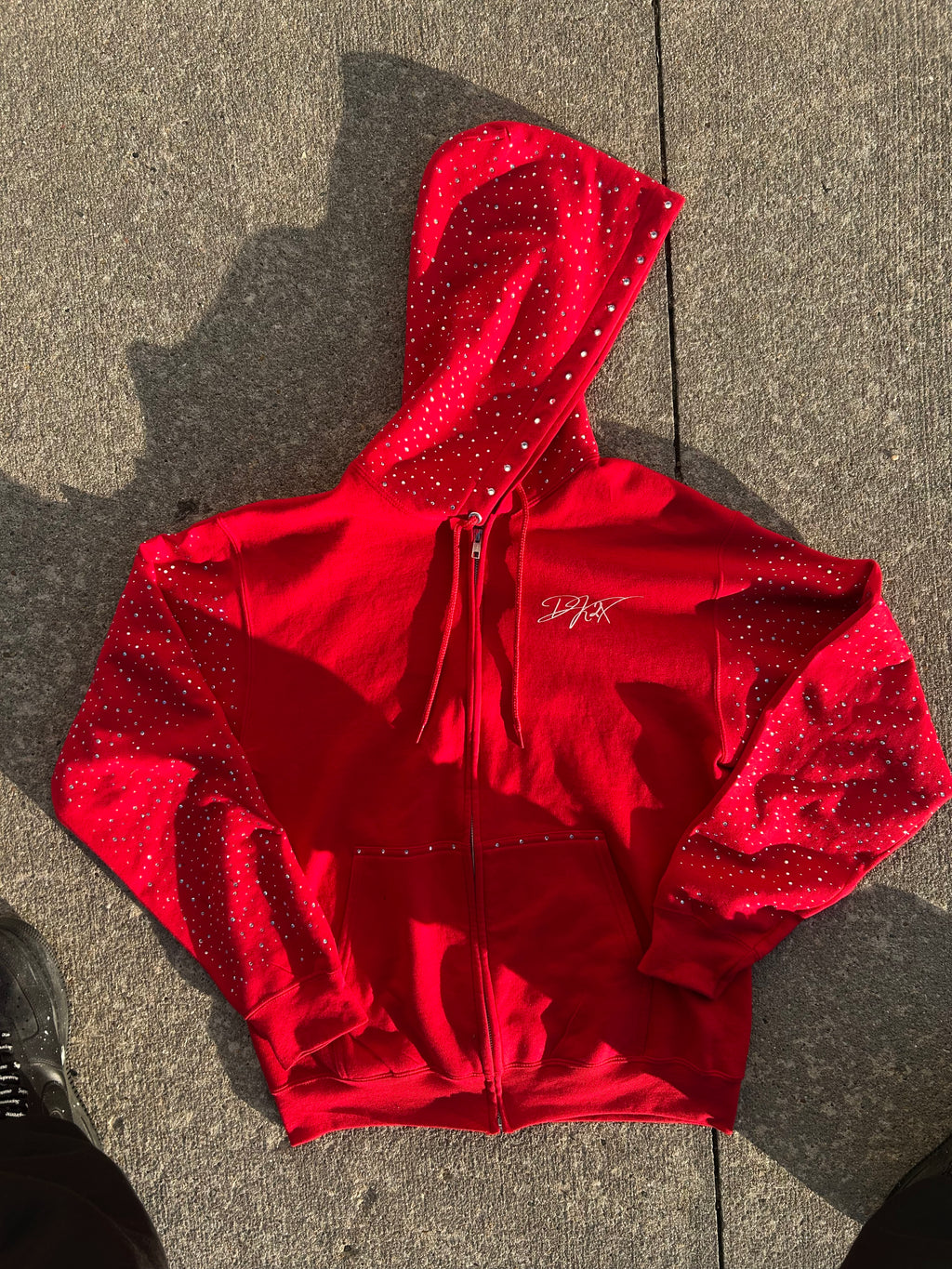 Red Flame Rhinestones
