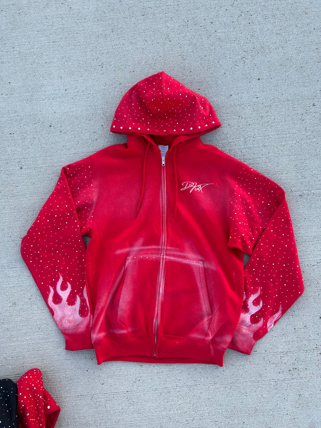 Red Flame Rhinestones