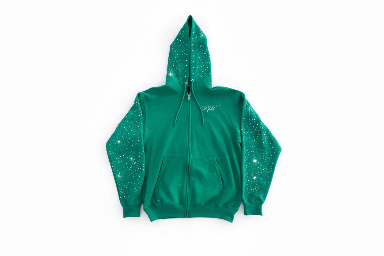 Green Rhinestone
