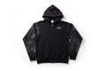 Black Rhinestone Zip Up
